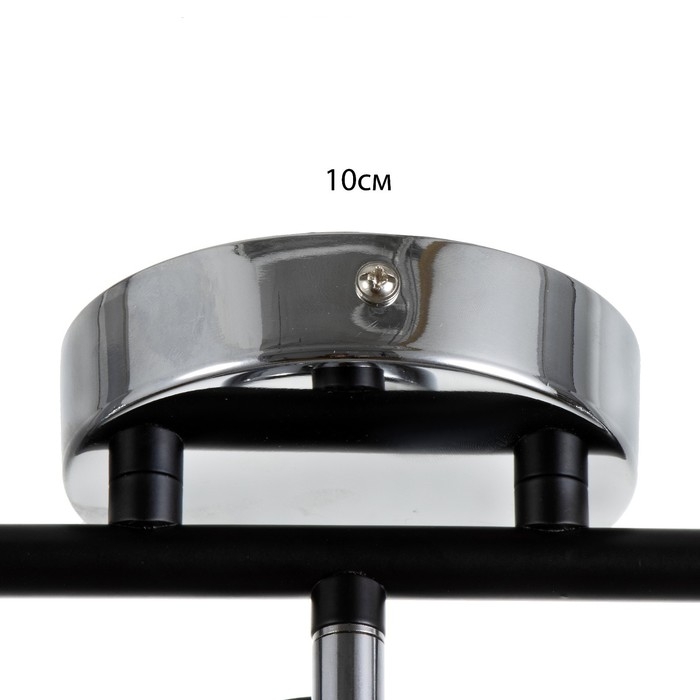 Светильник Светильник "Масуми " 3х40 Вт Е14 черный/хром 58х10х20см