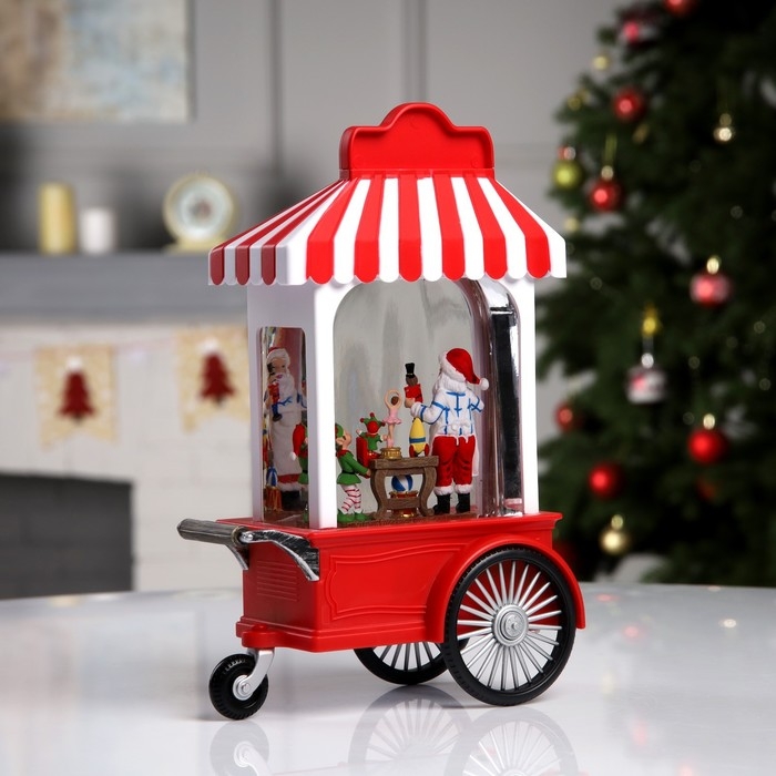 Светодиодная фигура «Мастерская Санты» 16.5 × 24 × 10 см, пластик, батарейки ААх3 (не в комплекте), USB, свечение тёплое белое Светодиодная фигура «Мастерская Санты» 16.5 × 24 × 10 см, пластик, батарейки ААх3 (не в комплекте), USB, свечение тёплое белое