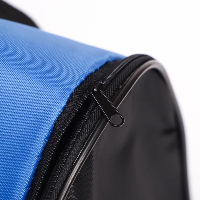 Сумка - переноска для животных  Сумка - переноска для животных "Туннель", нейлон, 41 х 25 х 29 см, васильковый