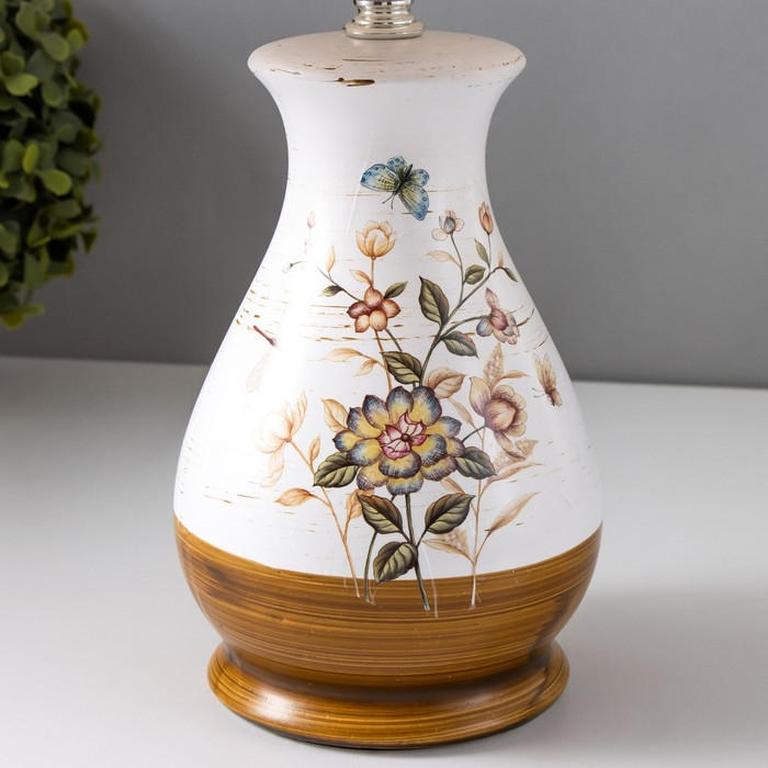 Лампа настольная керамика "Сказка" Е14 25W 220В 36,5х25х25 см RISALUX