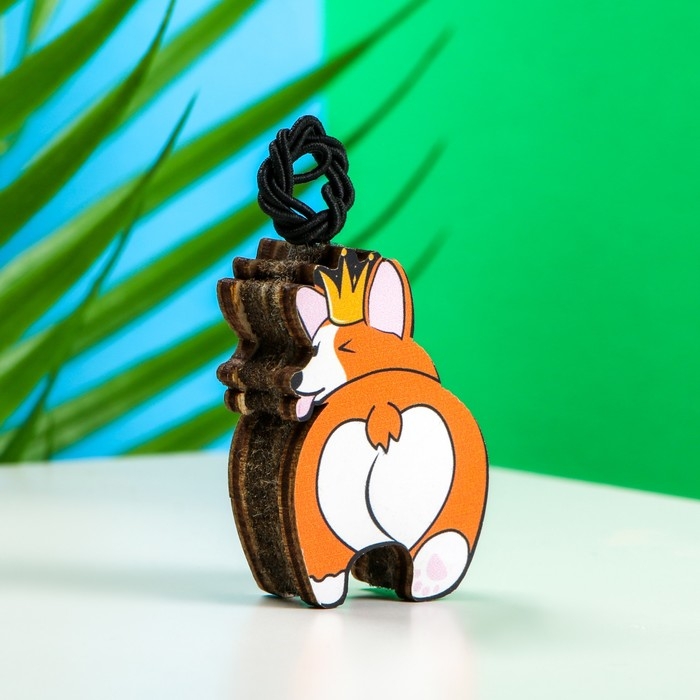 Подвеска автомобильная Grand Caratt Корги, дерево, войлок Подвеска автомобильная Grand Caratt Корги, дерево, войлок