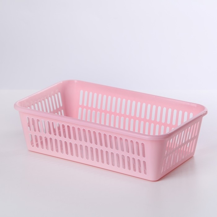 Корзина для хранения, 25×15×7 см, цвет МИКС Корзина для хранения, 25×15×7 см, цвет МИКС