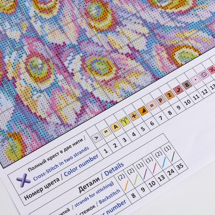 Набор для вышивания крестом «Во всей красе!» Набор для вышивания крестом «Во всей красе!»