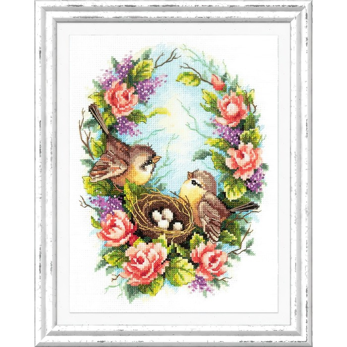 Набор для вышивания крестом «Семейное гнёздышко» Набор для вышивания крестом «Семейное гнёздышко»
