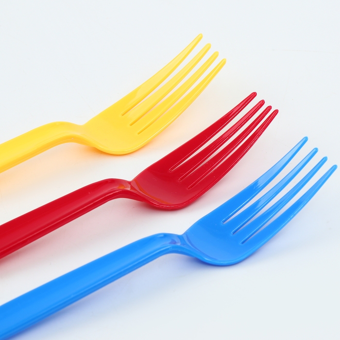 Вилки пластиковые, 6 шт., цвета МИКС Вилки пластиковые, 6 шт., цвета МИКС
