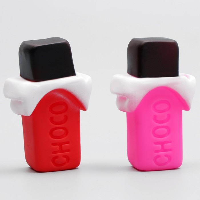 Игрушка пищащая Игрушка пищащая "Choco" для собак, 8 x 5 см, микс цветов
