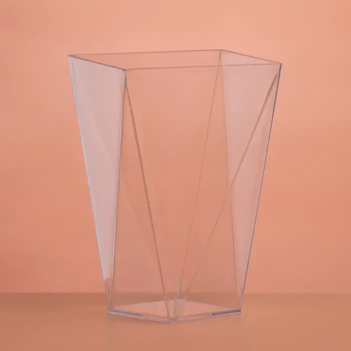 Форма пластиковая одноразовая для фуршета «Рубин», 130 мл, прозрачная