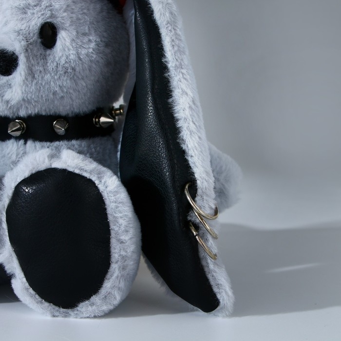 Мягкая игрушка зайка  Мягкая игрушка зайка "Li Рокер", заяц