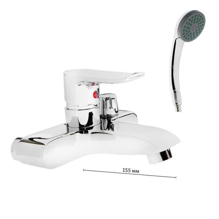 Смеситель для ванны Accoona А86312, однорычажный, хром Смеситель для ванны Accoona А86312, однорычажный, хром