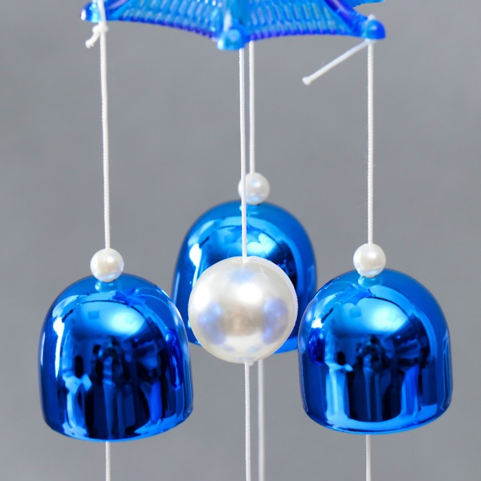 Музыка ветра металл Музыка ветра металл "Павлин" от сглаза 7 колокольчиков 52х6 см