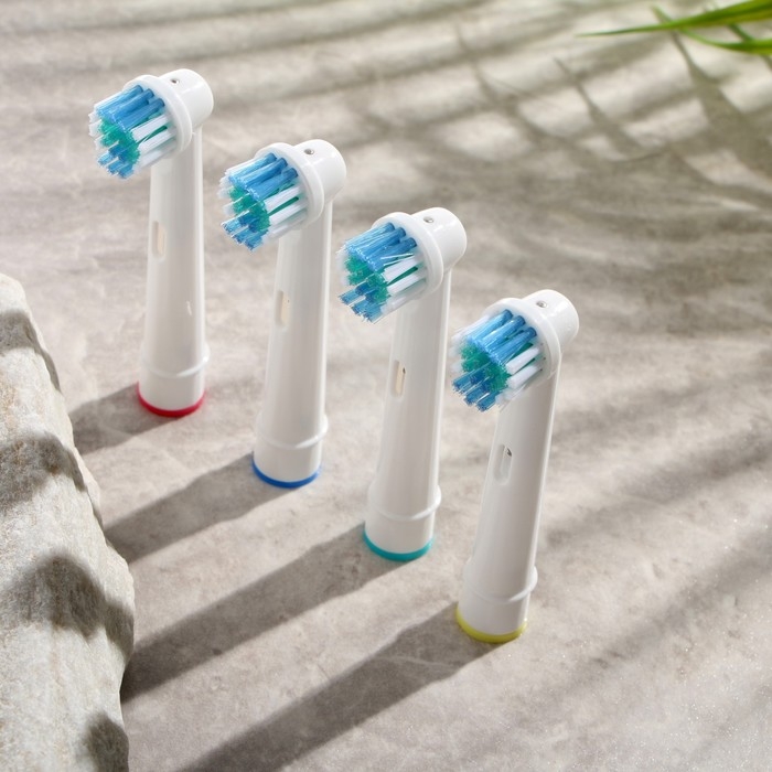 Насадка Luazon LP-001, для зубной щётки Oral B, 4 шт в наборе Насадка Luazon LP-001, для зубной щётки Oral B, 4 шт в наборе