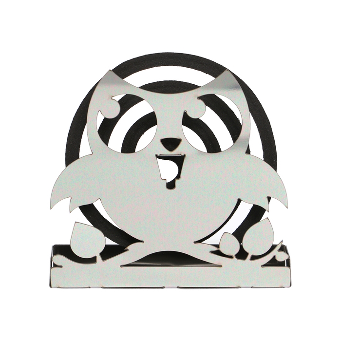 Подставка для спиралей от комаров и благовоний, металл, «Сова» Подставка для спиралей от комаров и благовоний, металл, «Сова»