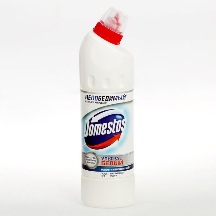 Средство чистящее для унитаза Domestos  Средство чистящее для унитаза Domestos "Ultra White", 500 мл
