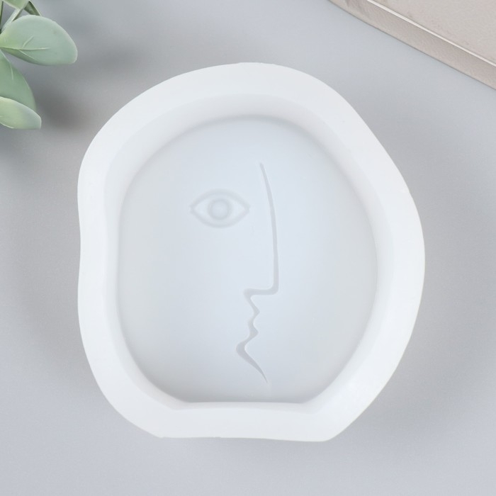 Молд силикон Молд силикон "Абстракция - круглое лицо" 9,4х8,5х3 см