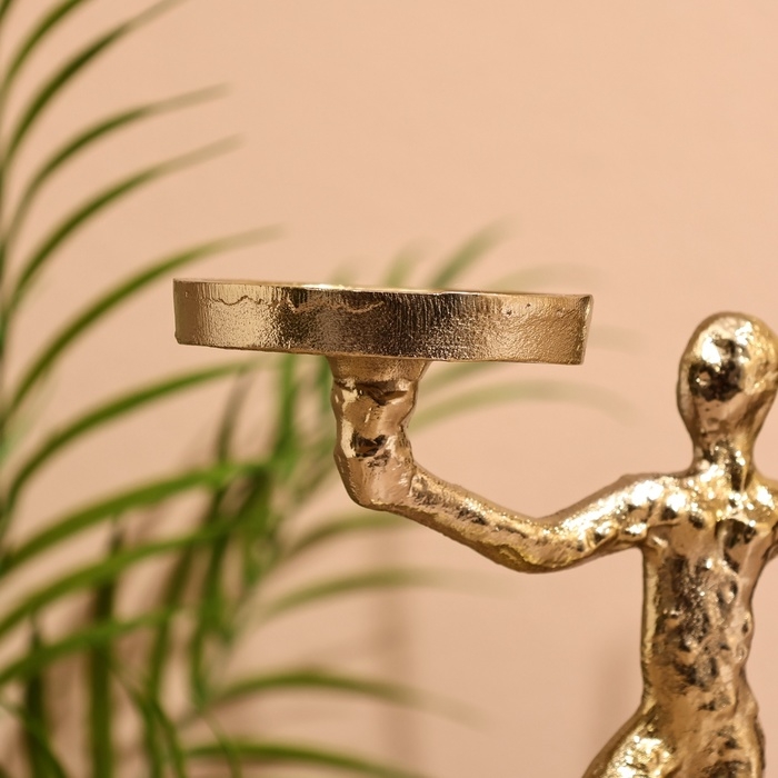 Подсвечник  Подсвечник "Пауэр" 20 см, алюминий