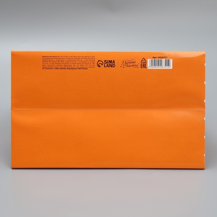 Переноски для цветов «Дружок», 20 × 12 × 12 см