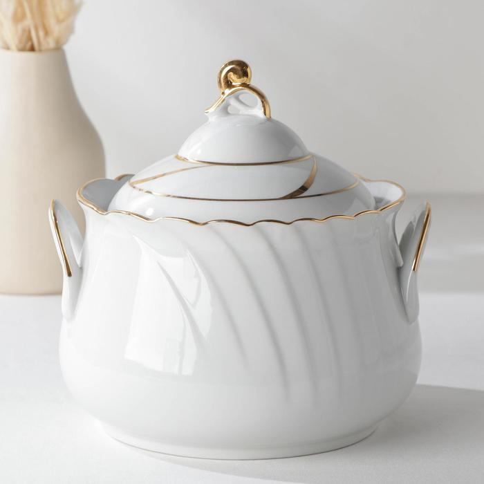 Сервиз столовый фарфоровый «Бомонд», 37 предметов, 2 вида тарелок Сервиз столовый фарфоровый «Бомонд», 37 предметов, 2 вида тарелок