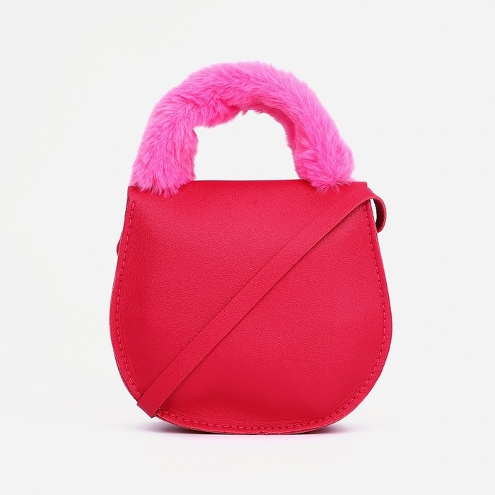 Сумка детская для девочки на застёжке, цвет малиновый Сумка детская для девочки на застёжке, цвет малиновый