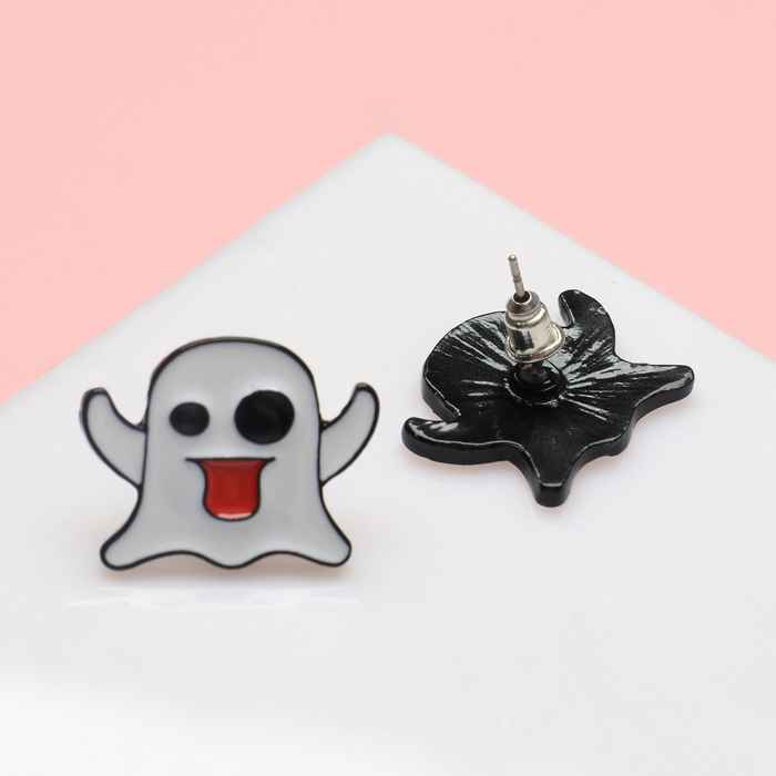 Серьги «Привидения» кривляки, цветные Серьги «Привидения» кривляки, цветные