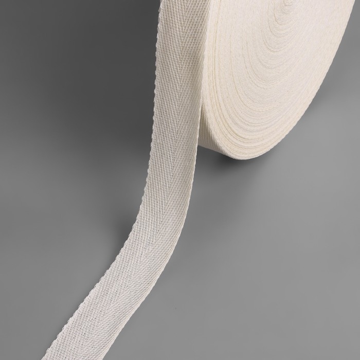 Лента киперная, 30 мм, 100 ± 1 м, цвет бежевый Лента киперная, 30 мм, 100 ± 1 м, цвет бежевый