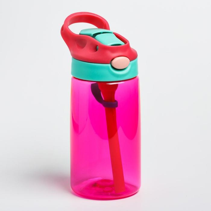 Поильник - непроливайка детский с мягким носиком, 480 мл., цвет розовый Поильник - непроливайка детский с мягким носиком, 480 мл., цвет розовый