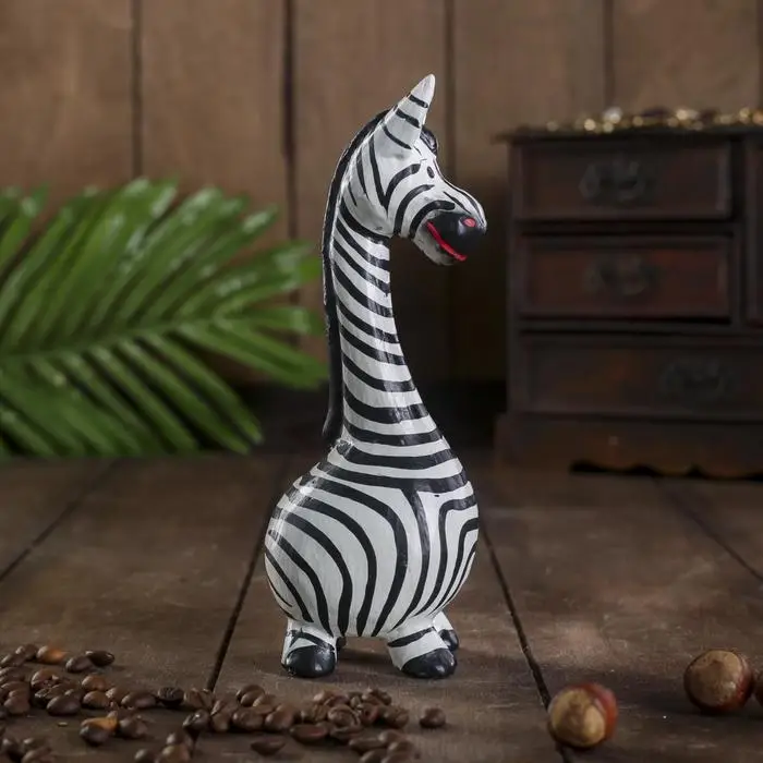 Сувенир «Зебра-толстячок», 18×6×5 см, дерево Сувенир «Зебра-толстячок», 18×6×5 см, дерево