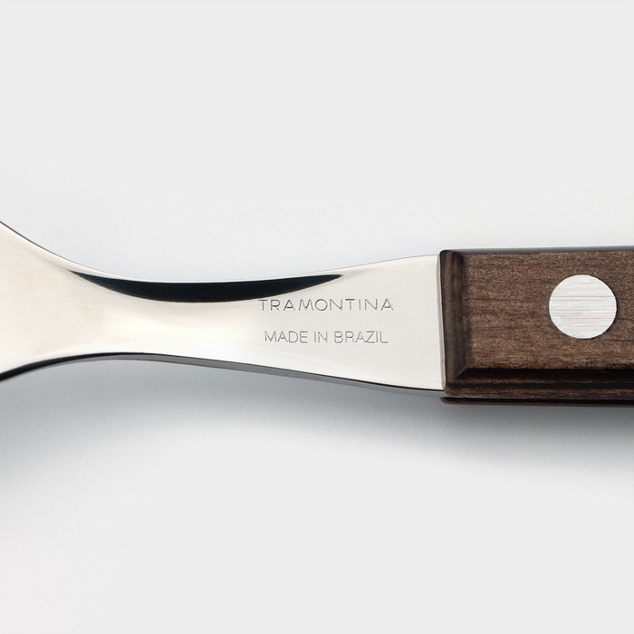 Вилка столовая Tramontina Polywood, длина 19 см, цвет коричневый Вилка столовая Tramontina Polywood, длина 19 см, цвет коричневый