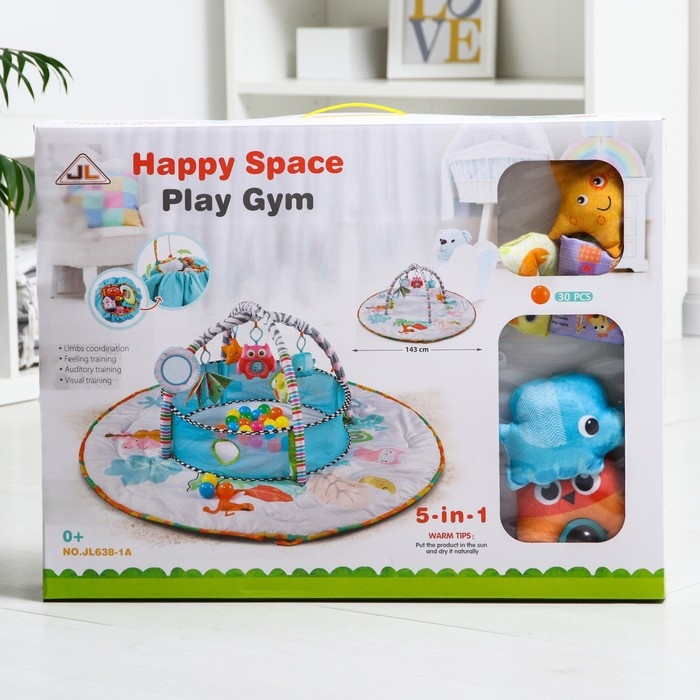 Развивающий игровой набор 5 в 1 «Коврик-мешок и игровой центр», 30 шаров, 83х71х0,5 см. Развивающий игровой набор 5 в 1 «Коврик-мешок и игровой центр», 30 шаров, 83х71х0,5 см.