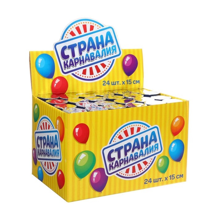 Новогодняя хлопушка пневматическая поворотная «С Новым годом!» (конфетти+ фольга), 15 см Новогодняя хлопушка пневматическая поворотная «С Новым годом!» (конфетти+ фольга), 15 см