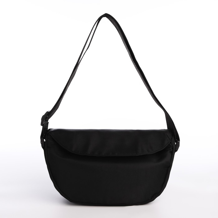 Сумка молодёжная на молнии, цвет чёрный Сумка молодёжная на молнии, цвет чёрный