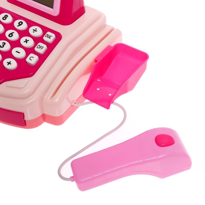 Касса «Крутой магазинчик» со сканером, корзиной и аксессуарами Касса «Крутой магазинчик» со сканером, корзиной и аксессуарами