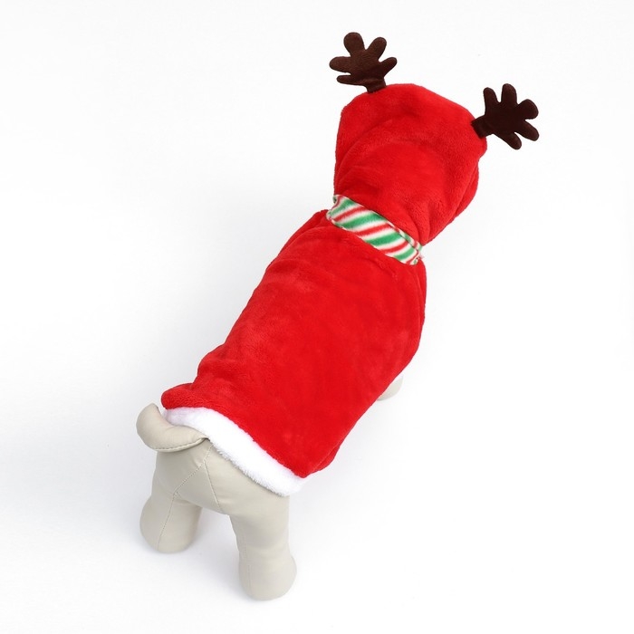 Новый год. Костюм  Новый год. Костюм "Новогодний с рожками", размер S (ДС 25, ОГ 35 см)