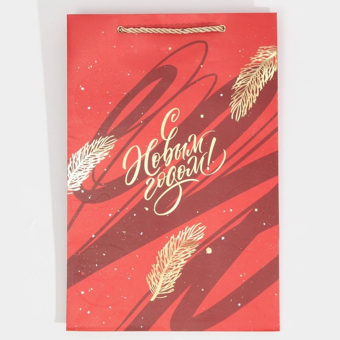 Пакет подарочный новогодний ламинированный «Яркие моменты», 23 х 35 х 20 см, Новый год Пакет подарочный новогодний ламинированный «Яркие моменты», 23 х 35 х 20 см, Новый год