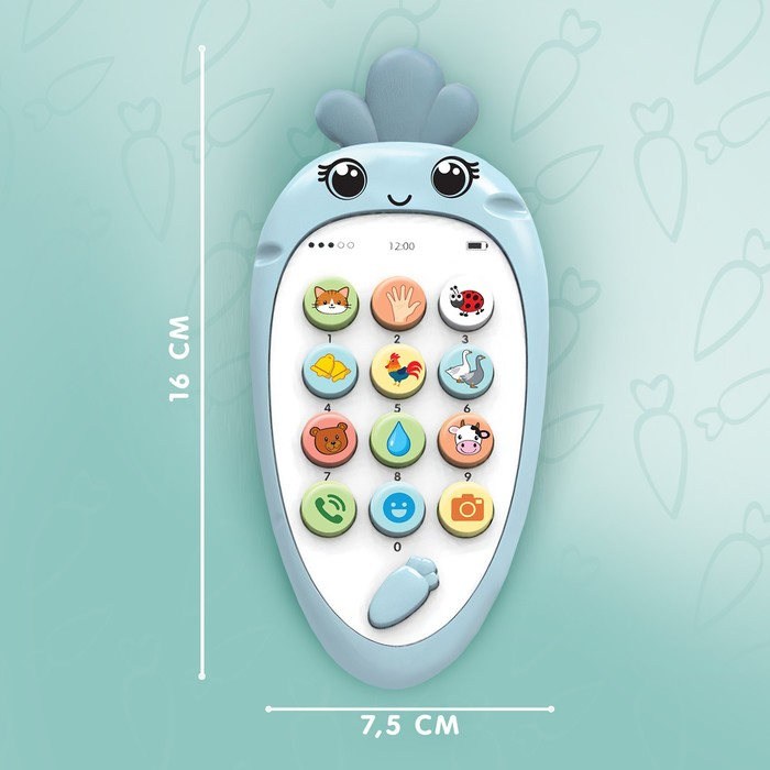 Музыкальный телефон «Крошка-Моркошка», звук Музыкальный телефон «Крошка-Моркошка», звук