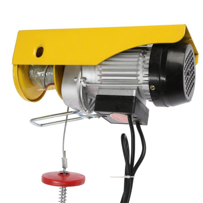 Тельфер ТУНДРА, 0.54 кВт, трос 3 мм, высота 12 м, 10 м/мин, 125/250 кг Тельфер ТУНДРА, 0.54 кВт, трос 3 мм, высота 12 м, 10 м/мин, 125/250 кг