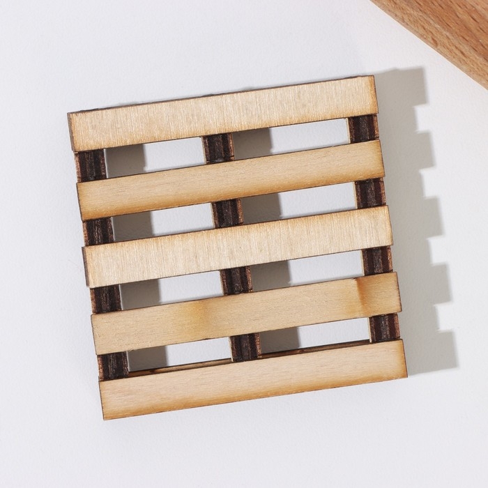 Подставка под горячее Подставка под горячее "Решетка", 6 х 6см