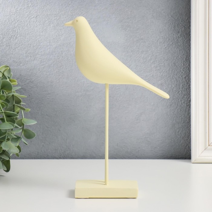 Сувенир полистоун Сувенир полистоун "Птица - длинные лапки" белая 23х17 см