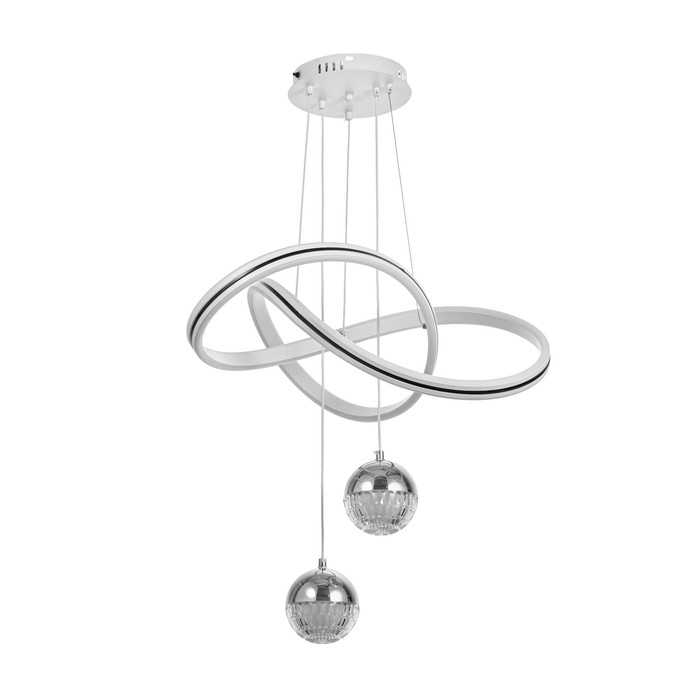 Светильник с ПДУ Светильник с ПДУ "Мона" LED 170Вт 3000-6000К белый 49х49х19-119 см