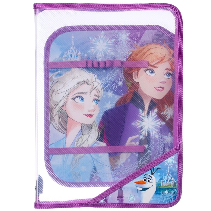 Папка пластиковая А4, на молнии, Холодное сердце Папка пластиковая А4, на молнии, Холодное сердце