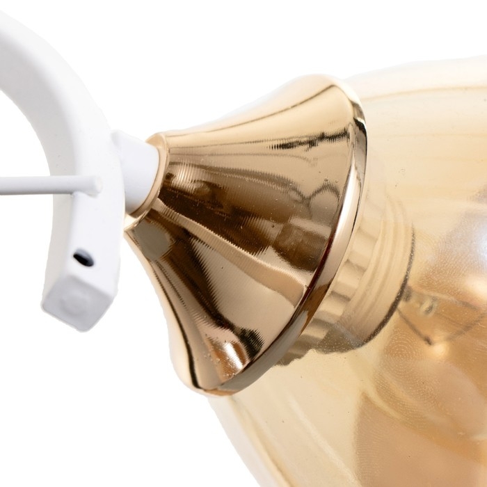 Люстра Люстра "Аделла" 3хЕ27 40Вт бело-золотой 60х60х26 см BayerLux