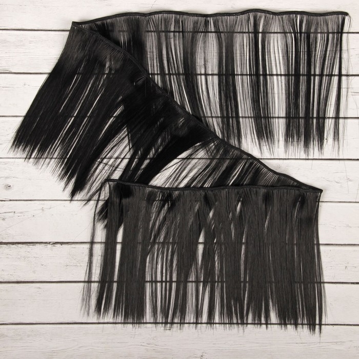 Волосы - тресс для кукол «Прямые» длина волос: 15 см, ширина: 100 см, цвет № 1 Волосы - тресс для кукол «Прямые» длина волос: 15 см, ширина: 100 см, цвет № 1