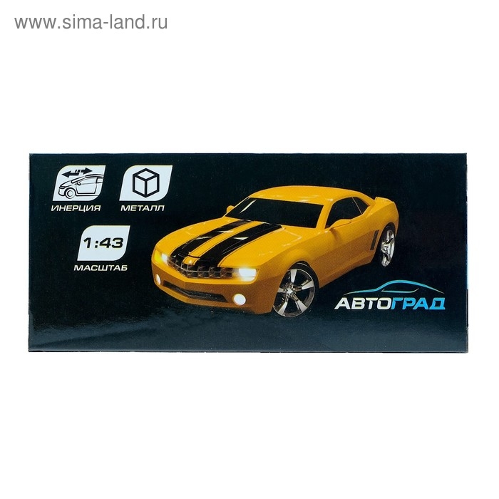 Машина металлическая «Пикап», масштаб 1:43, инерция, МИКС