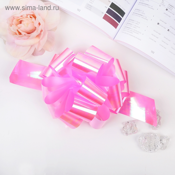 Бант-шар №5 перламутровый, цвет розовый Бант-шар №5 перламутровый, цвет розовый