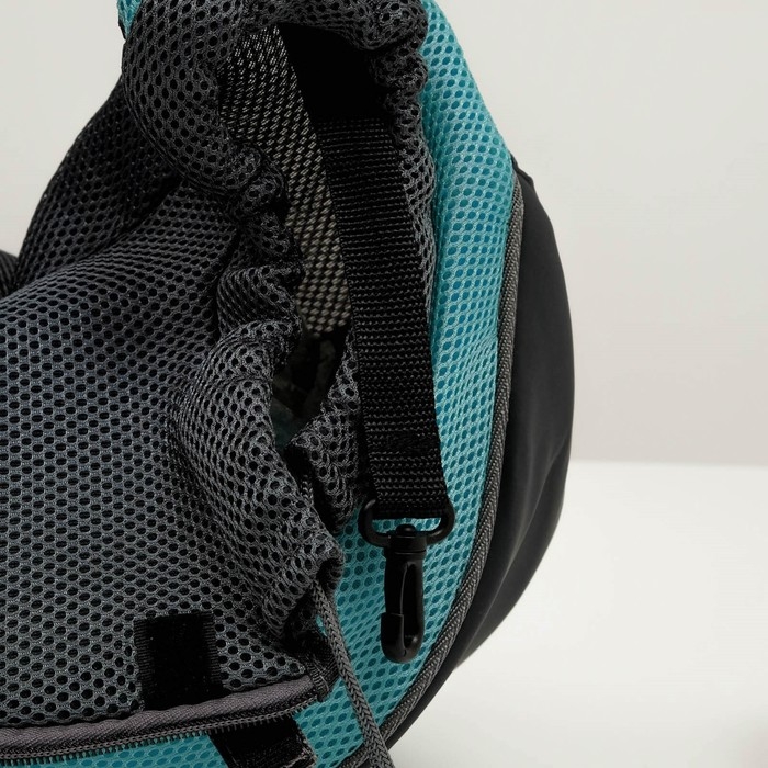 Сумка-переноска Сумка-переноска "Слинг" для животных, 37 х 20 см, голубая