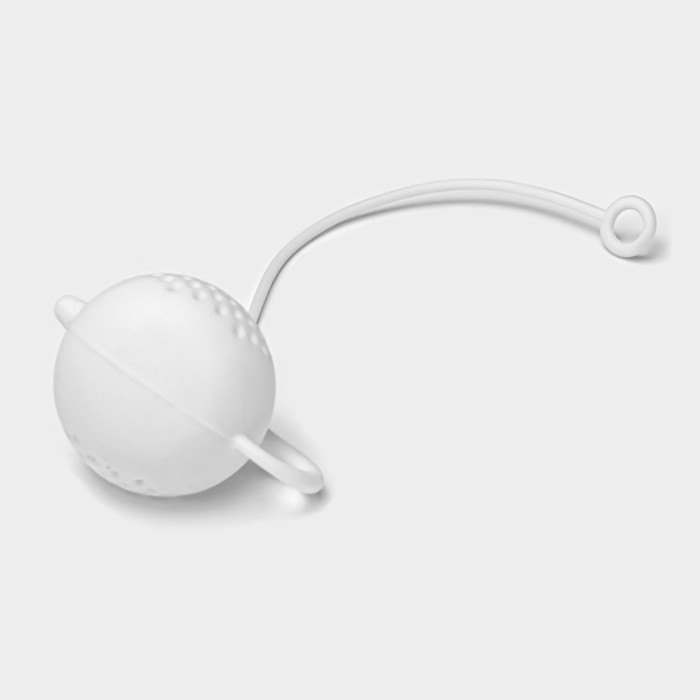 Ситечко для чая Доляна «Чайник», 5,5 см, цвет белый Ситечко для чая Доляна «Чайник», 5,5 см, цвет белый