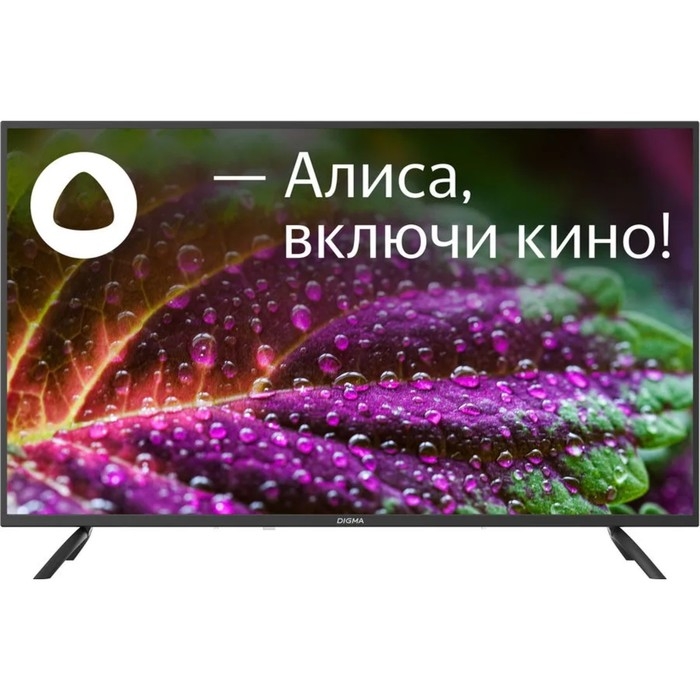 Телевизор Digma DM-LED43SBB31, 43 Телевизор Digma DM-LED43SBB31, 43", 1920x1080, DVB-T/T2/C/S/S2, HDMI 3, USB 2, Smart TV