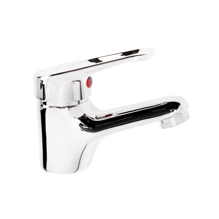 Смеситель для раковины Смеситель для раковины "Эверест" B10-028, однорычажный, короткий излив, хром