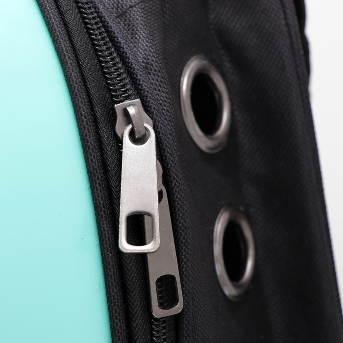 Рюкзак для переноски кошек и собак, с окном, 32 х 25 х 42 см, мятный Рюкзак для переноски кошек и собак, с окном, 32 х 25 х 42 см, мятный