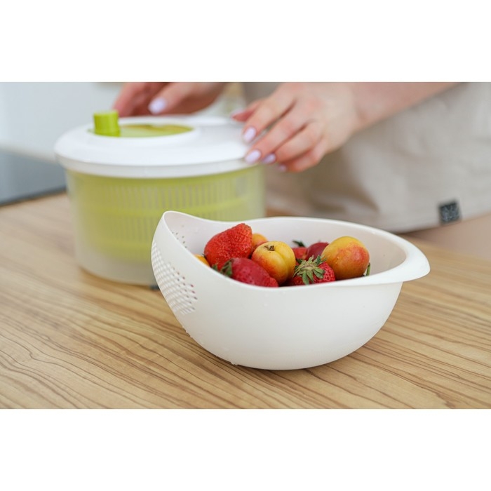 Дуршлаг кухонный Доляна «Радуга», 22×16,5×12 см, цвет МИКС Дуршлаг кухонный Доляна «Радуга», 22×16,5×12 см, цвет МИКС