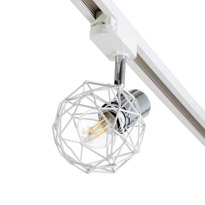 Светильник трековый Светильник трековый "Арпи" Е14 40Вт белый 15х12х18см